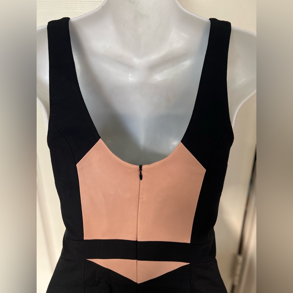 Rebecca Minkoff Stella Leather Panel Trim Dress NWT SZ 2 - Picture 11 of 15